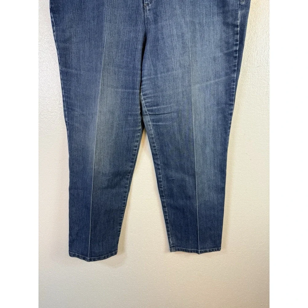 Gloria Vanderbilt Amanda Jeans Sz‎ 20W Short Slim Stretch Cotton Denim Blue